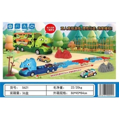 Bộ Xe Đường Đua Khủng Long Phóng Ô Tô – 5621