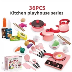 Nấu Ăn 36pcs 5752 (2 Màu) Cho Bé - Đồ Chơi XKIDS