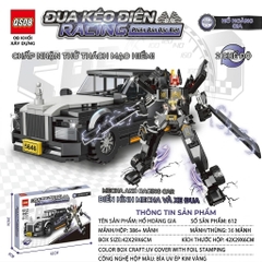 Bộ Lắp Ghép Ô Tô Biến Hình Robot 2in1 386 Chi Tiết – Mã 612