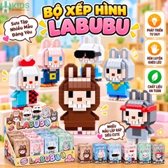 Bộ Xếp Hình Nhân Vật LABUBU Nhiều Mẫu Cho Bé