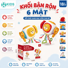 KHỐI BẬN RỘN 6 MẶT – ĐỒ CHƠI “NGHIỆN TAY” GIÚP BÉ THÔNG MINH HƠN MỖI NGÀY