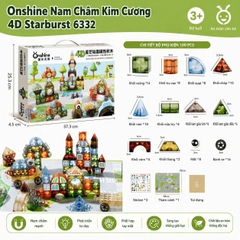 Onshine Nam Châm Kim Cương 4D 6332 - Nam Châm Ánh Sáng Cho Bé