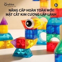 Bộ Nam Châm Kim Cương 4D Starburst Onshine 100 Chi Tiết Cho Bé
