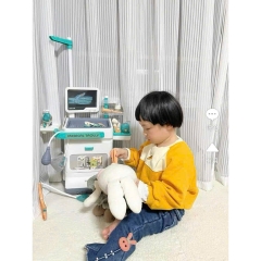 Xe Đẩy Bác Sĩ Đồ Chơi 26 Chi Tiết Size Đại Có Máy Đo Huyết Áp Cho Bé