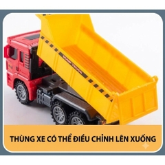 Bộ 6 Xe Công Trình Mô Hình Cỡ Lớn Cho Bé