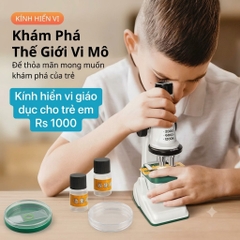 Kính Hiển Vi Khoa Học Cho Bé Kèm Tiêu Bản Microscope 1200X