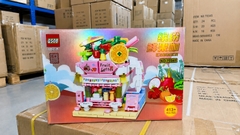 Bộ xếp hình cửa hàng nước ép trái cây 413+ chi tiết – QS08