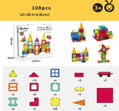 Lắp Ghép Nam Châm Cửa Sổ Nhiều Chi Tiết - Onshine 7857 - Bảng Chữ Cái Lắp Ghép Cho Bé