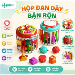 Vali Bận Rộn Montessori 6in1 Busy Book Có Đèn Và Âm Thanh Cho Bé 18 Tháng+