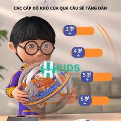 Đồ chơi quả bóng Rubik 3D giải đố mê cung Maze Ball giúp phát triển trí tuệ thông minh sư tập trung cho bé và người lớn