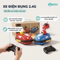 Bộ 2 Xe Điện Đụng Điều Khiển Từ Xa 2.4GHz Cho Bé