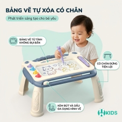 Bảng Vẽ Tự Xóa Có Chân Đứng Cho Bé – Bảng Vẽ Từ Tính Kèm Bút Và Con Dấu XKIDS