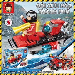 Bộ Lắp Ghép Đội Cứu Hỏa Thành Phố 11 Mẫu