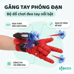 Găng Tay Phóng Đạn Hút XKIDS – Bộ Phóng Đạn Đeo Tay Cho Bé Chơi Nhập Vai Siêu Anh Hùng