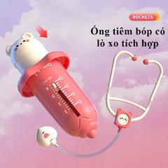 Bộ Đồ Chơi Bác Sĩ 48 Chi Tiết Có Ống Nghe, Tiêm Mô Phỏng Cho Bé