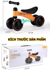 Xe chòi chân hợp kim chắc chắn cao cấp trẻ em, xe thăng bằng 4 bánh cho bé 1-3 tuổi tập đi vận động thể thao siêu đẹp