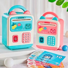 Két Sắt Đồ Chơi Tai Thỏ 2 Màu Xanh Hồng 9901 Cho Bé - Đồ Chơi XKIDS
