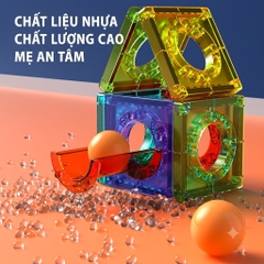 Bộ Xếp Hình Nam Châm Kính 97 Chi Tiết Cho Bé