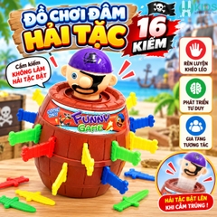Đồ Chơi Đâm Hải Tặc 16 Kiếm Vui Nhộn Cho Bé