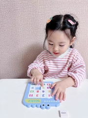 Đồ chơi bảng ghép hình trượt số Puzzle từ tính trí tuệ Sudoku phiên bản cá sấu giúp bé rèn luyện tư duy sáng tạo