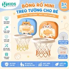 Bảng bóng rổ mini treo tường cho bé kèm bóng – Bộ Rổ Bóng Mini Gắn Tường Cho Bé Hình Thú Dễ Thương Basketball Kids