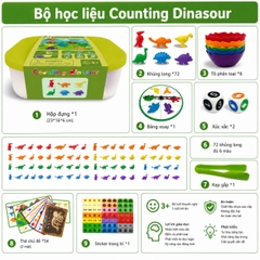 Linking Cubes Montessori - Bộ Học Liệu STEM Giúp Bé Học Toán, Đếm Số Và Phát Triển Tư Duy