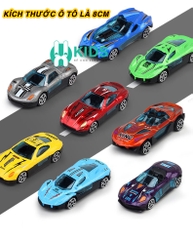 Đồ chơi xe tải container 3 tầng biến dạng lắp ghép thành đường đua dài 2m kèm nhiều ô tô hợp kim kích thước lớn cho bé