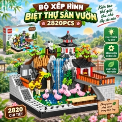 Bộ Lắp Ghép Biệt Thự Sân Vườn 2820 Chi Tiết