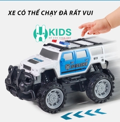 BỘ 6 xe cứu hộ đường phố cỡ siêu lớn cho bé, đồ chơi ô tô xe cảnh sát, xe cứu thương, cứu hoả và trực thăng trẻ em