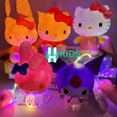 Đèn lồng trung thu kuromi hello kitty kiểu mới chất liệu cao cấp có đèn led phát sáng, có nhạc vui nhộn dễ thương cho bé