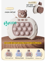 Đồ chơi Pop it thế hệ mới - máy game giải trí bấm nút theo đèn nhạc với nhiều level giảm stress cho mọi lứa tuổi