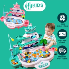 Đồ chơi câu cá đa năng 4in1 cỡ lớn X KIDS cá có thể bay lượn kèm hiệu ứng đèn âm thanh giúp bé phát triển trí tuệ