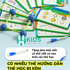 Đồ chơi lắp ráp xếp hình khối xây dựng 3D giáo dục sáng tạo nâng cao khả năng tư duy hình học không gian toán học cho bé