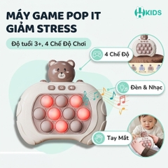 Đồ chơi Pop it thế hệ mới - máy game giải trí bấm nút theo đèn nhạc với nhiều level giảm stress cho mọi lứa tuổi