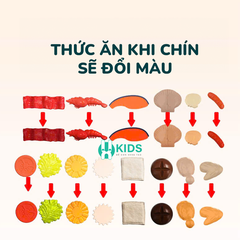 Đồ chơi nhà hàng đồ nướng gà rán quầy ăn nhanh X KID cao 102cm kèm hiệu ứng đổi màu đồ ăn, vòi nước khói, máy tính tiền