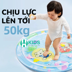 Đồ chơi thảm đệm nước làm mát, giữ nhiệt cho bé thú cưng vui chơi, nằm ngủ rộng 100cm cỡ lớn bơm hơi gấp gọn tiện lợi