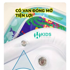 Đồ chơi thảm đệm nước làm mát, giữ nhiệt cho bé thú cưng vui chơi, nằm ngủ rộng 100cm cỡ lớn bơm hơi gấp gọn tiện lợi