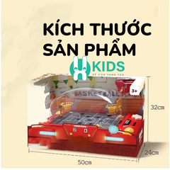 Đồ chơi thi đấu bóng rổ mini có tính điểm rèn luyện tư duy, vận động nhanh nhẹn và tăng tương tác giữa các bé và cha mẹ