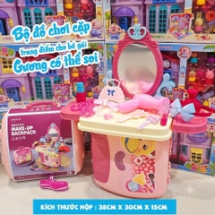 Bộ Bàn Trang Điểm Công Chúa Lắp Ghép Biến Hình Balo