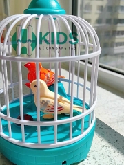 Đồ Chơi lồng chim hót có thể nhại lại tiếng giọng nói, cảm ứng tiếng vỗ tay có đèn nhạc cực vui cho bé