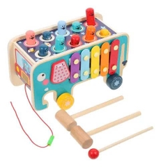 Đập Chuột Voi Gỗ 3 Trong 1 ELT Cho Bé - Đồ Chơi XKIDS