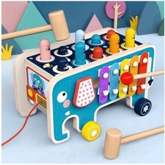 Đập Chuột Voi Gỗ 3 Trong 1 ELT Cho Bé - Đồ Chơi XKIDS