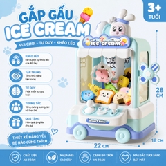 Máy Gắp Thú Bông Mini Có Nhạc Và Đèn LED – Đồ Chơi Arcade Cho Bé