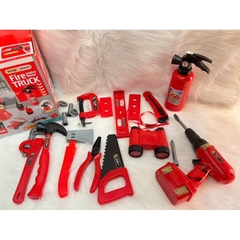 Xe Cứu Hỏa Đồ Chơi 33 Chi Tiết Kèm Bộ Dụng Cụ Sửa Chữa – Mã H356A