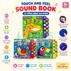 Đồ Chơi Âm Thanh Touch And Feel Sound Book 10 Âm Thanh Cho Bé 3 Tuổi+