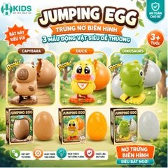 Đồ Chơi Trứng Nở Biến Hình Jumping Egg 3 Mẫu Cho Bé