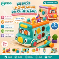 Xe Buýt Bận Rộn Thông Minh Đa Chức Năng Cho Bé – 6 Mặt Chơi Giáo Dục