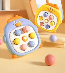 Đồ Chơi Đập Chuột Bấm Tay Hình Vịt, Trò Chơi Phản Xạ Giảm Căng Thẳng Mini