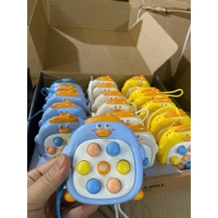 Đồ Chơi Đập Chuột Bấm Tay Hình Vịt, Trò Chơi Phản Xạ Giảm Căng Thẳng Mini