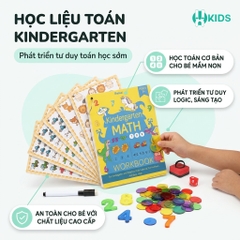 Bộ Học Liệu Toán Mầm Non Kindergarten Math Cho Bé, Học Đếm Số, Phép Tính, Phát Triển Tư Duy Logic